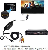 Anber-Tech RCA to HDMI Converter Cable 1080P AV Composite CVBS Video Audio Adapter for TV Monitor Camera image 4