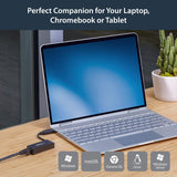 StarTech USB 3.0 to Gigabit Ethernet Adapter USB-A to RJ45 LAN 10/100/1000 USB31000S Black image 4