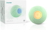 Cheerble Wicked Ball PE Interactive Dog Ball Green Rechargeable LED Smart Toy for Medium Large Dogs image 0