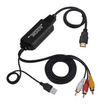 Anber-Tech RCA to HDMI Converter Cable 1080P AV Composite CVBS Video Audio Adapter for TV Monitor Camera image 0