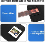 DigitConvert 35mm Mobile Film Scanner Slide &amp; Negative Viewer for Smartphone LED Backlight Black image 1