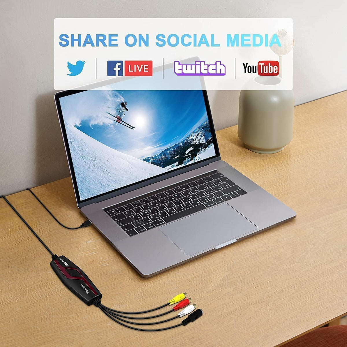 DIGITNOW USB Video Capture Card VHS Hi8 Mini DV to Digital Converter for Windows Mac image 4