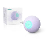 Cheerble Wicked Ball PE Interactive Dog Ball Purple Self Moving LED Rechargeable Toy image 0