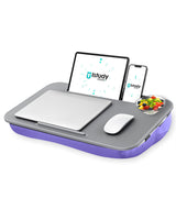 Istudyniture Large Lap Desk for Laptop Up to 17” Portable Cushion Bed Tray Stand Purple image 0